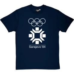 Sarajevo 84 T-Shirt -ThinkWear Collective Sales sarajevo 84 tshirt 2 navybluetshirt
