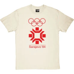 Sarajevo 84 T-Shirt -ThinkWear Collective Sales sarajevo 84 tshirt 5 naturaltshirt
