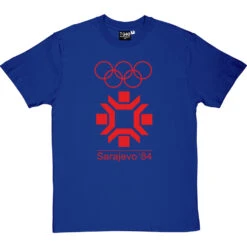 Sarajevo 84 T-Shirt -ThinkWear Collective Sales sarajevo 84 tshirt 5 royalbluetshirt