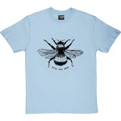Save The Bees T-Shirt -ThinkWear Collective Sales save the bees tshirt 1 skybluetshirt