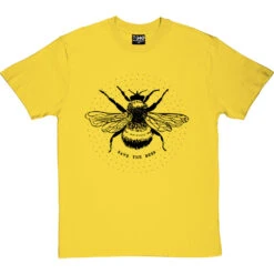 Save The Bees T-Shirt -ThinkWear Collective Sales save the bees tshirt 1 yellowtshirt