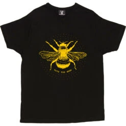 Save The Bees T-Shirt -ThinkWear Collective Sales save the bees tshirt 6 black mens v neck tshirt