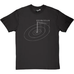 Scale Diagram Of The Solar System T-Shirt -ThinkWear Collective Sales scale map solar system tshirt 2 charcoaltshirt