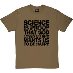 Science Is Proof T-Shirt -ThinkWear Collective Sales science is proof tshirt 1 olivetshirt