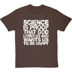 Science Is Proof T-Shirt -ThinkWear Collective Sales science is proof tshirt 2 hazelnuttshirt