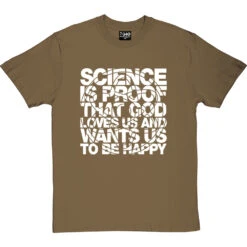 Science Is Proof T-Shirt -ThinkWear Collective Sales science is proof tshirt 2 olivetshirt
