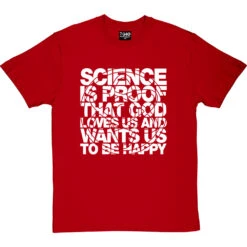 Science Is Proof T-Shirt -ThinkWear Collective Sales science is proof tshirt 2 redtshirt