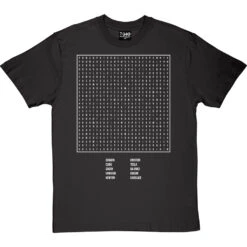 Scientist Word Search T-Shirt -ThinkWear Collective Sales science wordsearch tshirt 2 charcoaltshirt