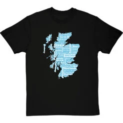 Scotland Languages T-Shirt -ThinkWear Collective Sales scotland languages tshirt 2 blacktshirt