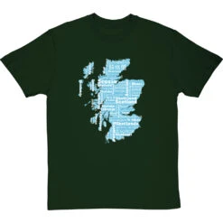 Scotland Languages T-Shirt -ThinkWear Collective Sales scotland languages tshirt 2 bottlegreentshirt