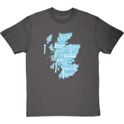 Scotland Languages T-Shirt -ThinkWear Collective Sales scotland languages tshirt 2 charcoaltshirt