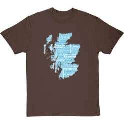 Scotland Languages T-Shirt -ThinkWear Collective Sales scotland languages tshirt 2 hazelnuttshirt