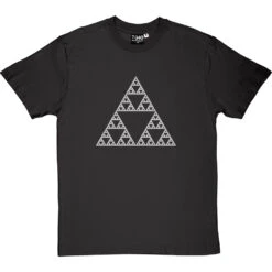 Sierpinski Triangle T-Shirt -ThinkWear Collective Sales sierpinski triangle tshirt 2 charcoaltshirt