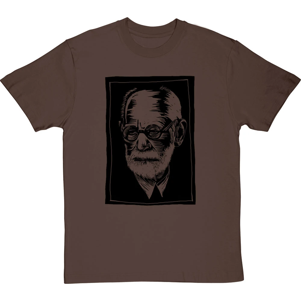 Sigmund Freud Woodcut T-Shirt 7 Sigmund Freud Woodcut T-Shirt - Image 7