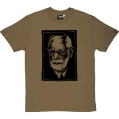 Sigmund Freud Woodcut T-Shirt 27 Sigmund Freud Woodcut T-Shirt -ThinkWear Collective Sales sigmund freund tshirt 1 olivetshirt
