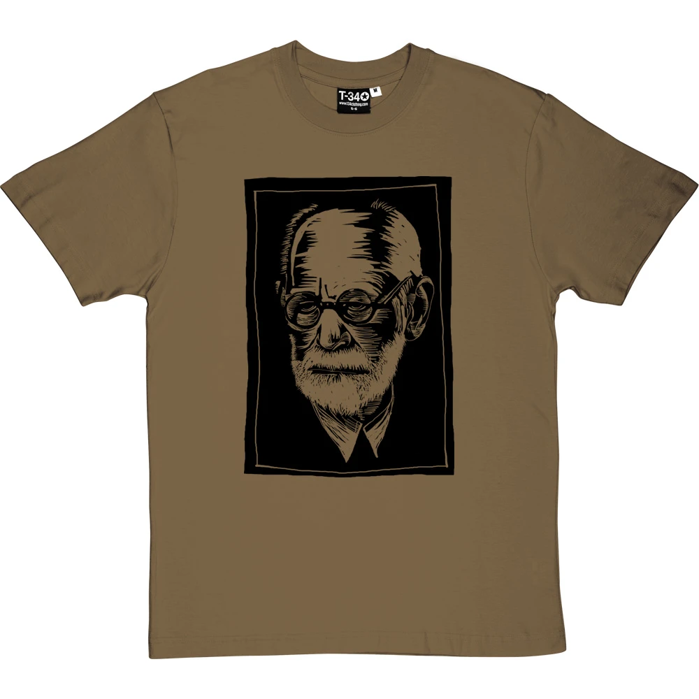 Sigmund Freud Woodcut T-Shirt 8 Sigmund Freud Woodcut T-Shirt - Image 8