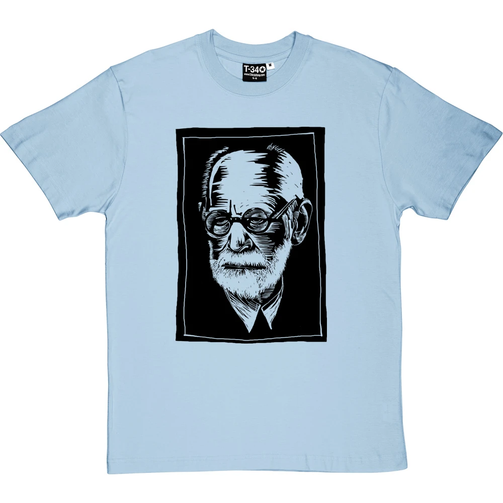 Sigmund Freud Woodcut T-Shirt 20 Sigmund Freud Woodcut T-Shirt - Image 20