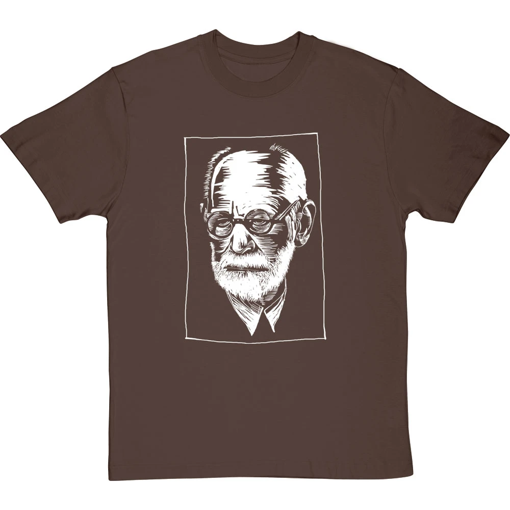 Sigmund Freud Woodcut T-Shirt 14 Sigmund Freud Woodcut T-Shirt - Image 14