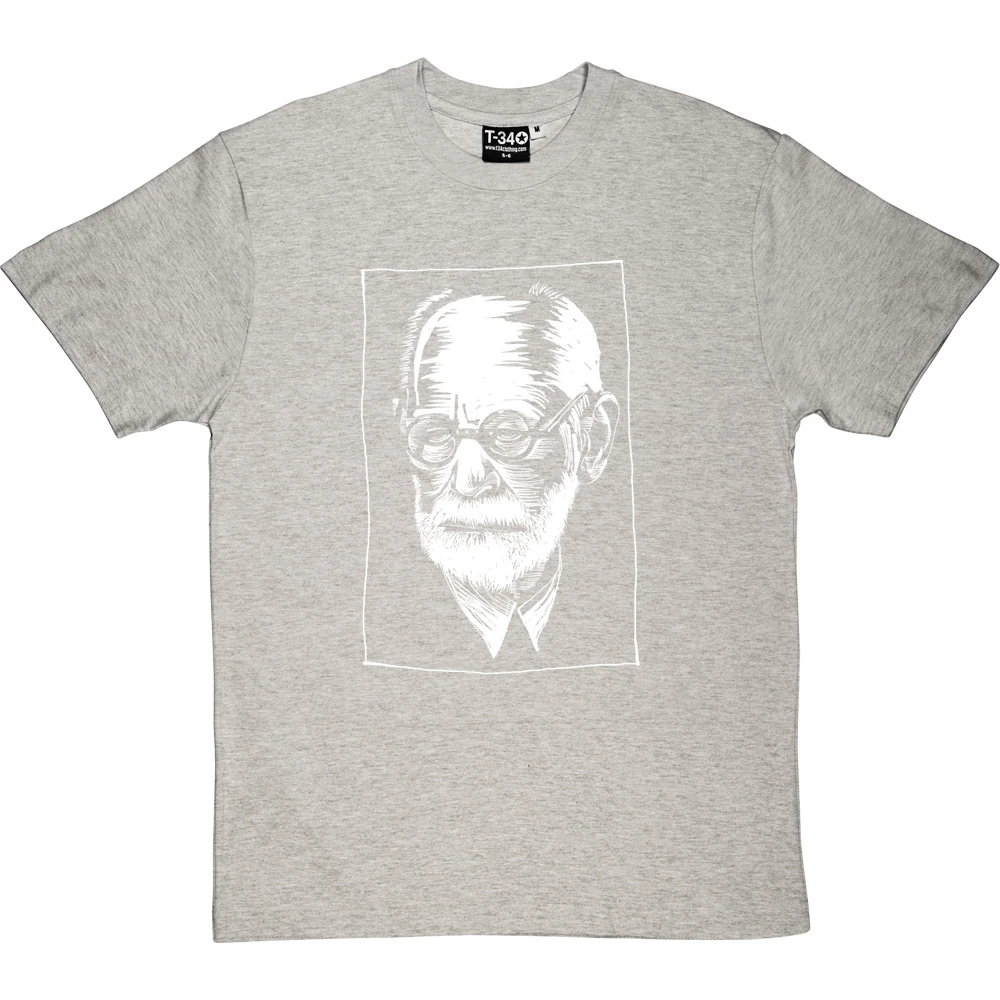 Sigmund Freud Woodcut T-Shirt 1 Sigmund Freud Woodcut T-Shirt
