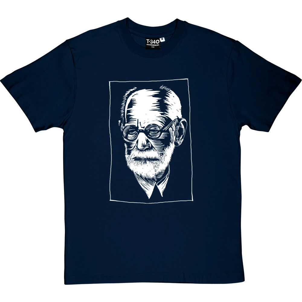 Sigmund Freud Woodcut T-Shirt 17 Sigmund Freud Woodcut T-Shirt - Image 17