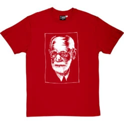 Sigmund Freud Woodcut T-Shirt 30 Sigmund Freud Woodcut T-Shirt -ThinkWear Collective Sales sigmund freund tshirt 2 redtshirt