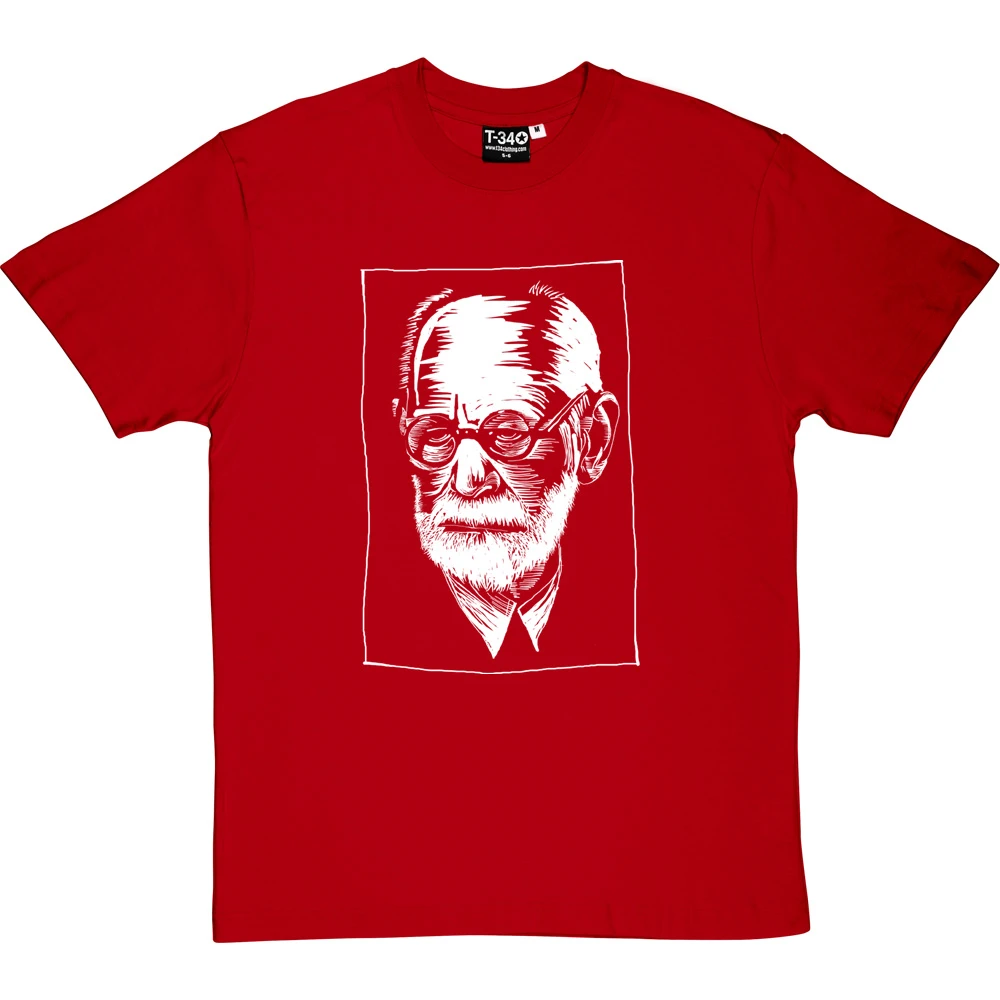 Sigmund Freud Woodcut T-Shirt 11 Sigmund Freud Woodcut T-Shirt - Image 11