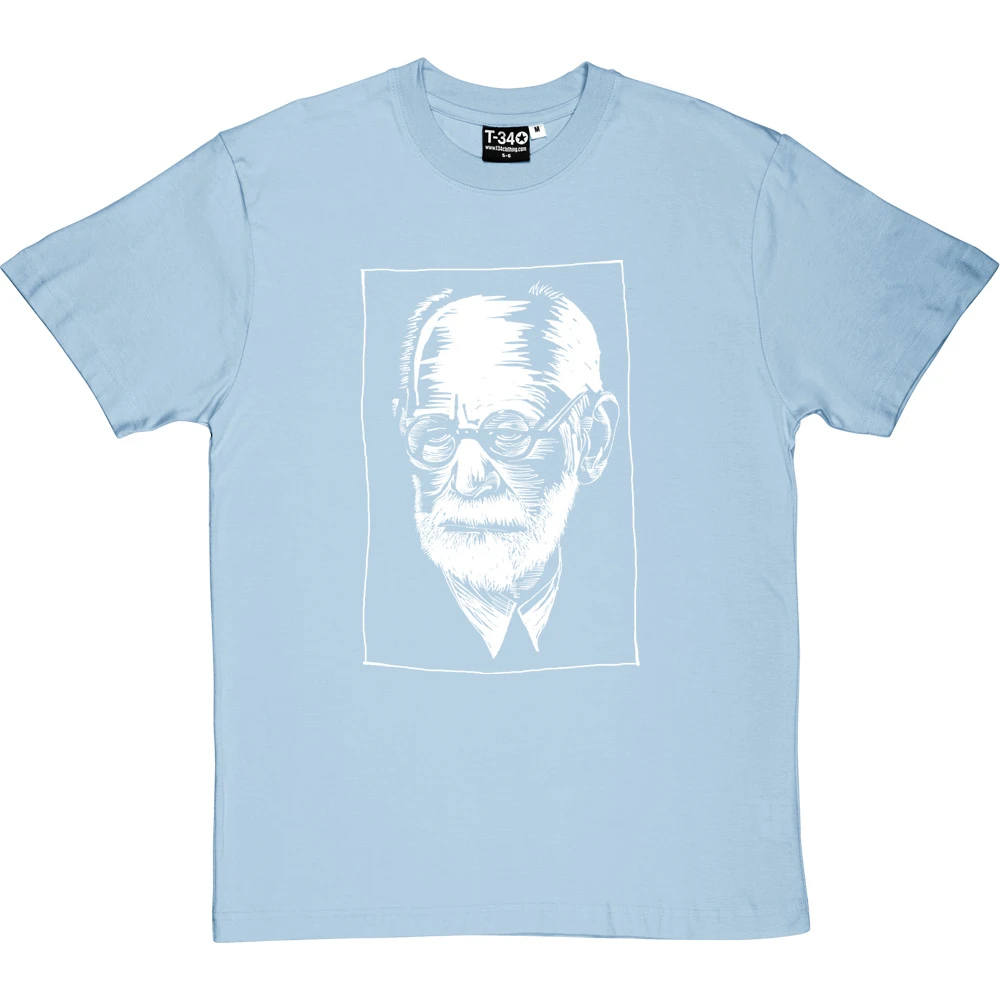 Sigmund Freud Woodcut T-Shirt 2 Sigmund Freud Woodcut T-Shirt - Image 2