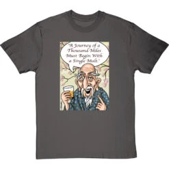 Single Malt T-Shirt -ThinkWear Collective Sales single malt tshirt charcoaltshirt