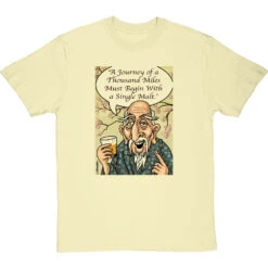 Single Malt T-Shirt -ThinkWear Collective Sales single malt tshirt naturaltshirt