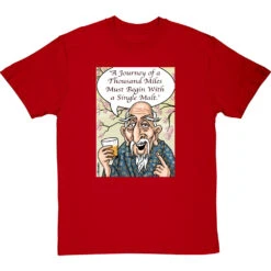 Single Malt T-Shirt -ThinkWear Collective Sales single malt tshirt redtshirt