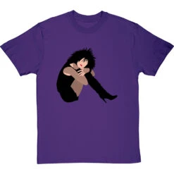 Siouxsie Sioux T-Shirt -ThinkWear Collective Sales siouxsie sioux large print tshirt purpletshirt