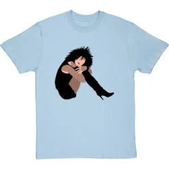 Siouxsie Sioux T-Shirt -ThinkWear Collective Sales siouxsie sioux large print tshirt skybluetshirt