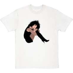 Siouxsie Sioux T-Shirt -ThinkWear Collective Sales siouxsie sioux large print tshirt whitetshirt