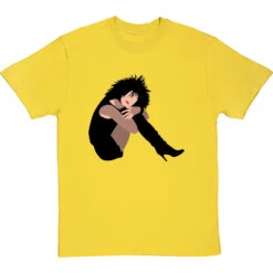 Siouxsie Sioux T-Shirt -ThinkWear Collective Sales siouxsie sioux large print tshirt yellowtshirt