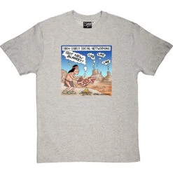 Early Social Networking T-Shirt -ThinkWear Collective Sales smoke signals tshirt lightoxfordtshirt