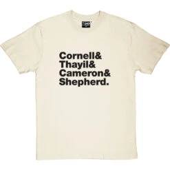 Soundgarden Line-Up T-Shirt -ThinkWear Collective Sales soundgarden line up tshirt 1 naturaltshirt