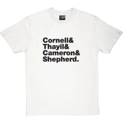 Soundgarden Line-Up T-Shirt -ThinkWear Collective Sales soundgarden line up tshirt 1 whitetshirt