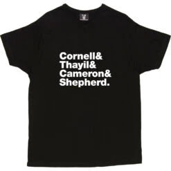 Soundgarden Line-Up T-Shirt -ThinkWear Collective Sales soundgarden line up tshirt 2 black mens v neck tshirt