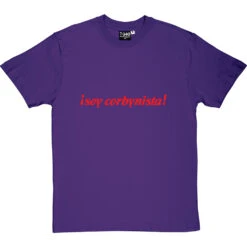 ¡Soy Corbynista! T-Shirt -ThinkWear Collective Sales soy corbynista tshirt 5 purpletshirt
