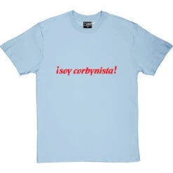 ¡Soy Corbynista! T-Shirt -ThinkWear Collective Sales soy corbynista tshirt 5 skybluetshirt