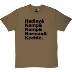 Spandau Ballet Line-Up T-Shirt -ThinkWear Collective Sales spandau ballet tshirt 1 olivetshirt