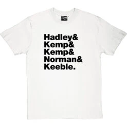 Spandau Ballet Line-Up T-Shirt -ThinkWear Collective Sales spandau ballet tshirt 1 whitetshirt