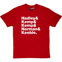 Spandau Ballet Line-Up T-Shirt -ThinkWear Collective Sales spandau ballet tshirt 2 redtshirt