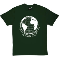 Sphere Itself T-Shirt -ThinkWear Collective Sales sphere itself tshirt 2 bottlegreentshirt