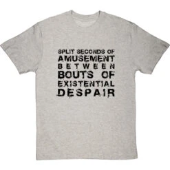 Split Seconds Of Amusement T-Shirt -ThinkWear Collective Sales split seconds of amusement tshirt 1 lightoxfordtshirt