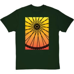 Spokes T-Shirt -ThinkWear Collective Sales spokes tshirt bottlegreentshirt