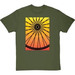 Spokes T-Shirt -ThinkWear Collective Sales spokes tshirt olivetshirt