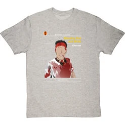 Sporting Classics: Bleeding Red And White By Terry Butcher T-Shirt -ThinkWear Collective Sales sporting classics bleeding red and white tshirt lightoxfordtshirt