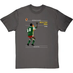 Sporting Classics: Move Like Milla By Roger Milla T-Shirt -ThinkWear Collective Sales sporting classics move like milla tshirt charcoaltshirt