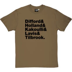 Squeeze Line-Up T-Shirt -ThinkWear Collective Sales squeeze tshirt 1 olivetshirt